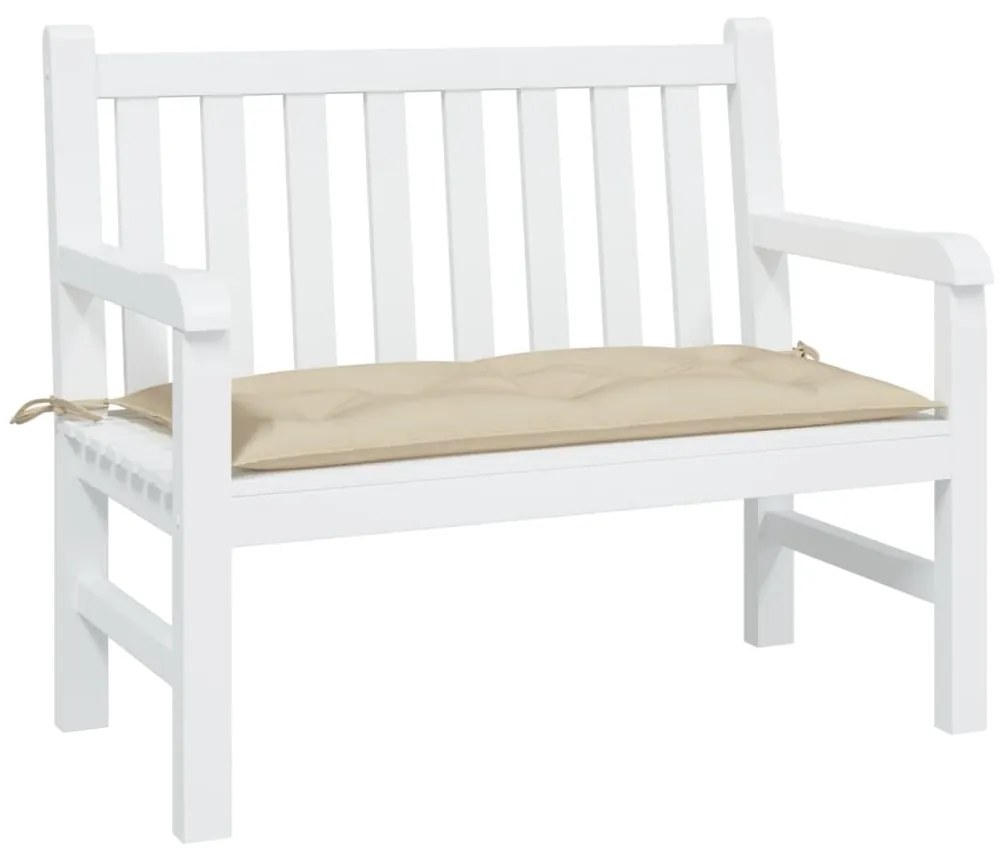 Cuscino Per Panca Beige 100x50x7 Cm İn Tessuto Oxford /