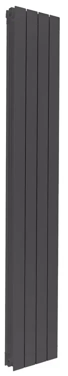 Radiatore acqua calda PRODIGE SUPERIOR in alluminio, 4 elementi, interasse 1400 mm, ardesia/slate-grey