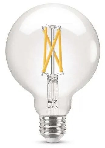 WiZ - Lampadina Smart TW 7W 806lm 2700-6500K Globe Clear E27 WiZ