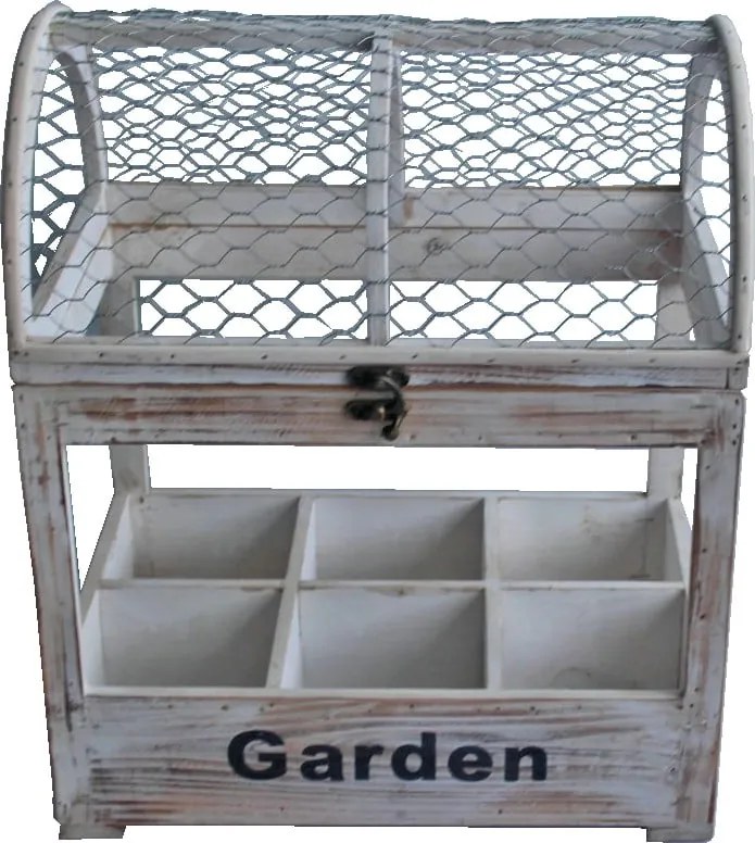 Supporto per fiori in legno (altezza totale 39 cm) – Garden Pleasure