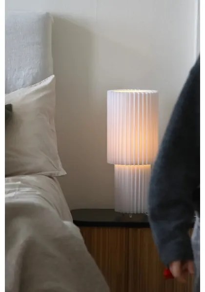 Markslöjd 108897 - Lampada da tavolo CATIS 1xE27/60W/230V 45 cm bianca