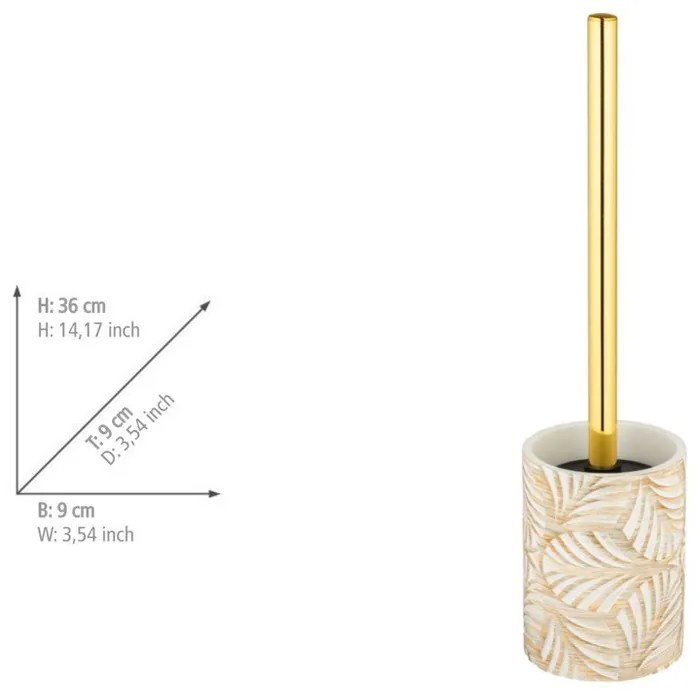 Scopino in poliresina beige Terralba - Wenko