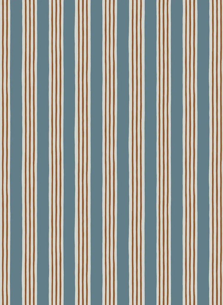 Josephine Munsey Carta da parati Kemble Stripe - Dinky/ Little Ponds/ Dew