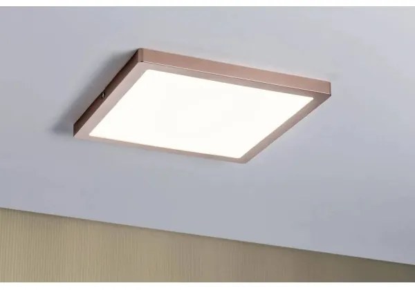 Paulmann 70873 - LED/24W Pannello dimmerabile ATRIA 230V 2700K 30x30 cm Oro rosa