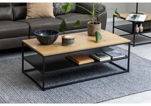 Tavolino CORA quercia/nero