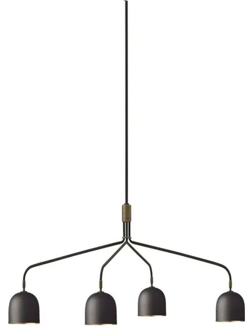 Howard 4 Lampadario Lungo Gunmetal Grey - GUBI