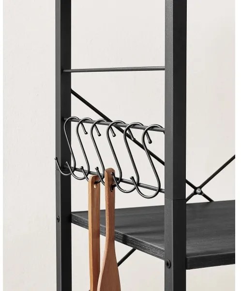 Tavolino da servizio MARGE nero