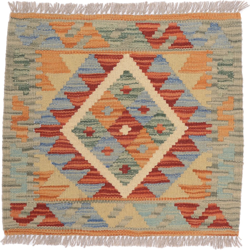 Kilim Tappeto 50 x 50 (Pakistan) Tessuto A Mano