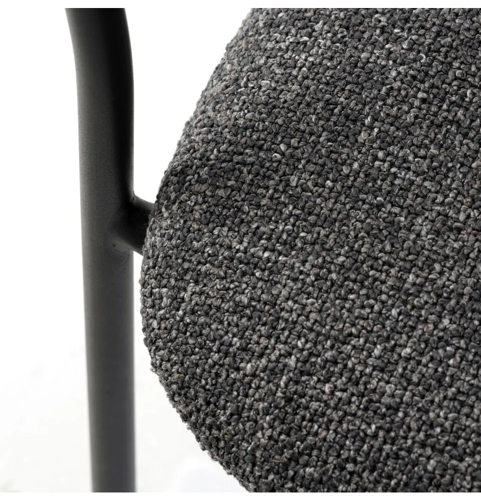 Sedia da pranzo grigio scuro Zama - Unique Furniture