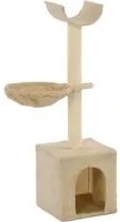 Albero per Gatti con Tiragraffi in Sisal 105 cm Beige cod mxl 23962