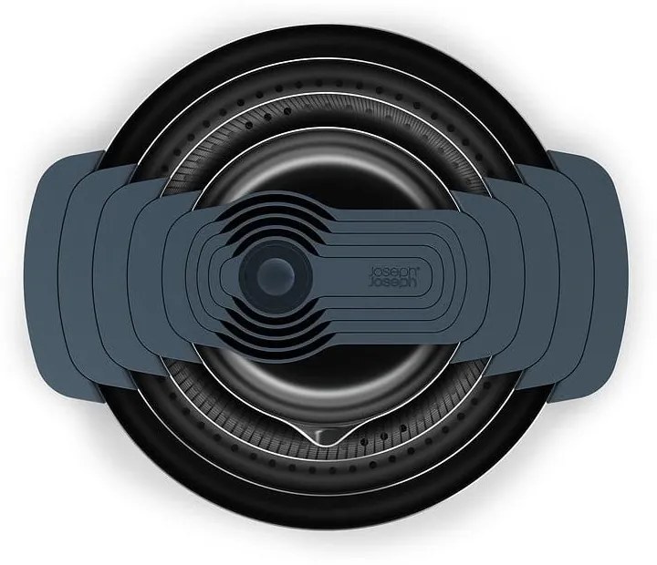 Ciotole in argento lucido in set di 9 pezzi Nest 100 Collection - Joseph Joseph