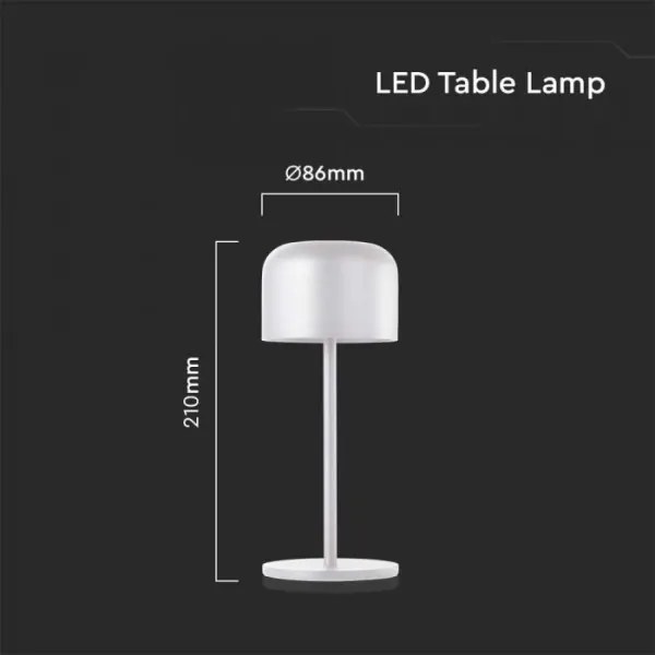Lampada da tavolo LED dimmerabile LED/1,5W/5V 2700-5700K IP54 bianco