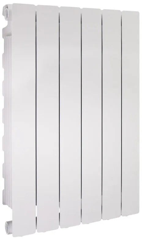 Radiatore acqua calda PRODIGE MODERN in alluminio, 6 elementi, interasse 700 mm, neutral white