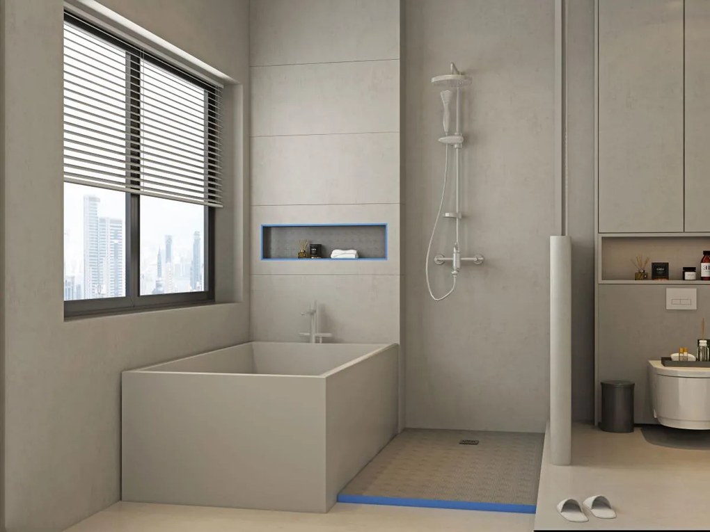 Piatto per doccia da piastrellare DELOS 1800x900x40 mm