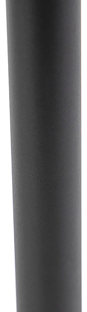 Lampada da esterno smart nera 80 cm IP44 incl. Wifi ST64 - Gleam