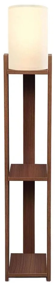 Lampada da terra AYD 1xE27/40W/230V marrone/crema