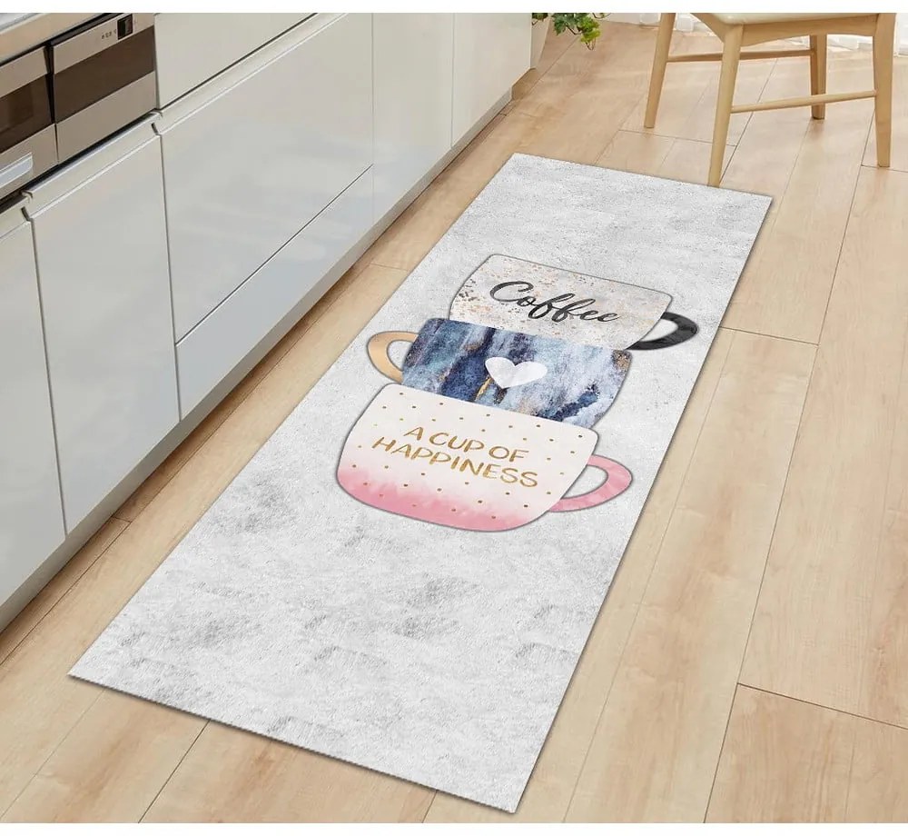 Runner lavabile 80x200 cm Coffee - Oyo Concept