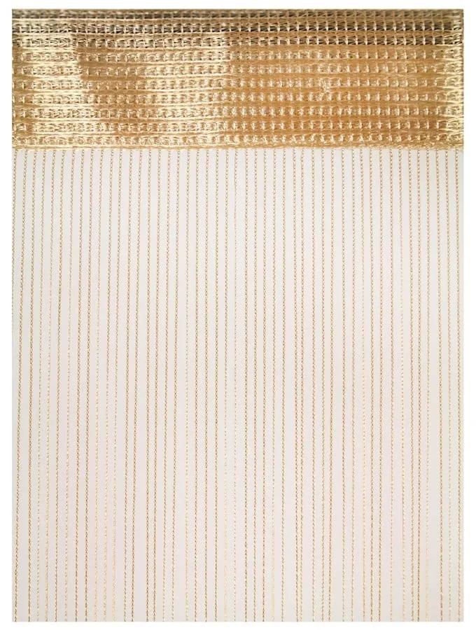Tenda in oro 140x285 cm String - Mendola Fabrics