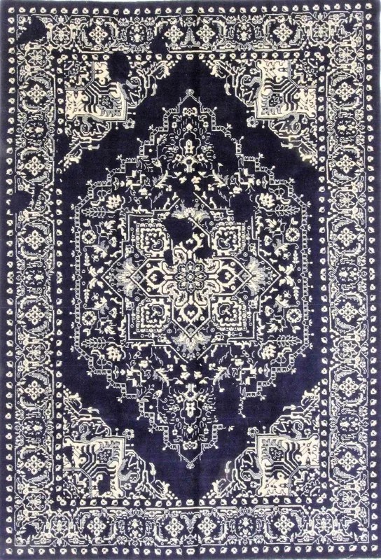 Neo Tappeto 210 x 300 Blu (Indian) Realizzato A Mano