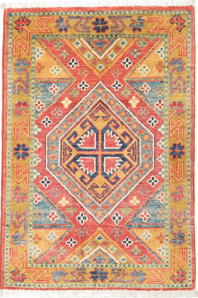 Kazak Tappeto 90 x 60 (Pakistan) Annodato A Mano