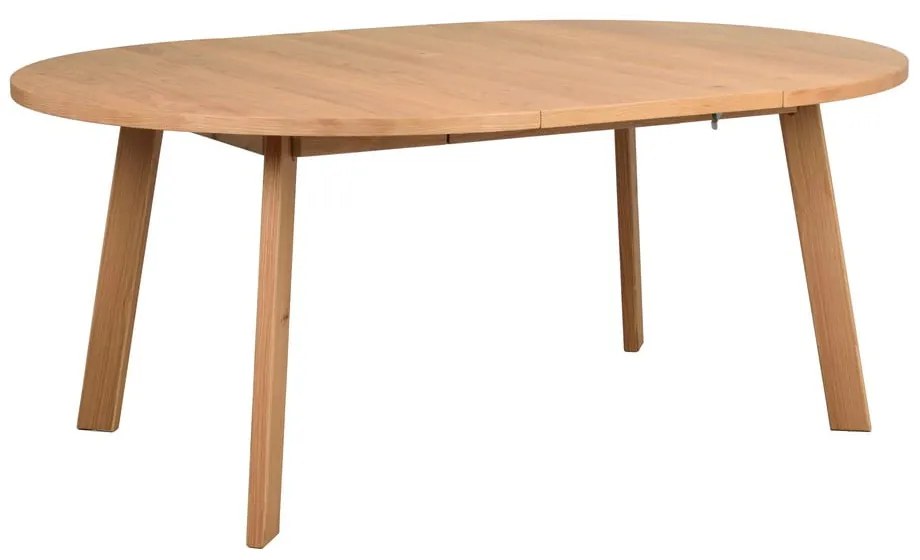 Tavolo da pranzo rotondo pieghevole in rovere naturale ø 130 cm Glenside - Rowico