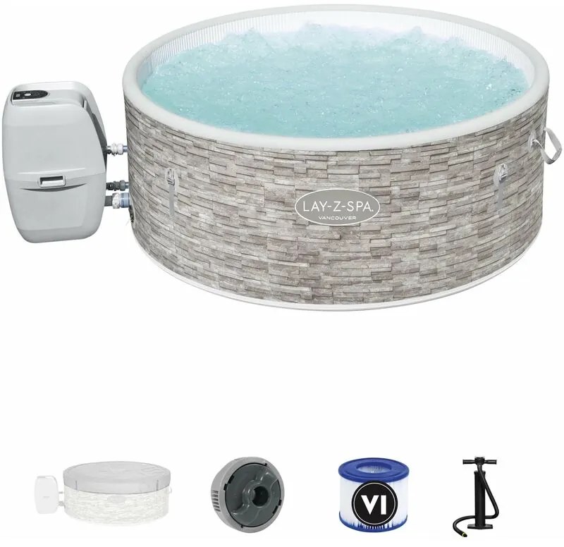 Piscina spa idromassaggio Lay-Z-Spa Vancouver AirJet Plus Bestway 60027