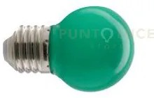 Lampadina led e27 1w 200lm verde 300° 45x80mm 15000h cri80 klassic-...