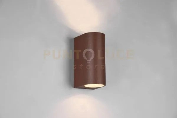 Roya applique da esterno fusione alluminio stondata ruggine a bi-em...
