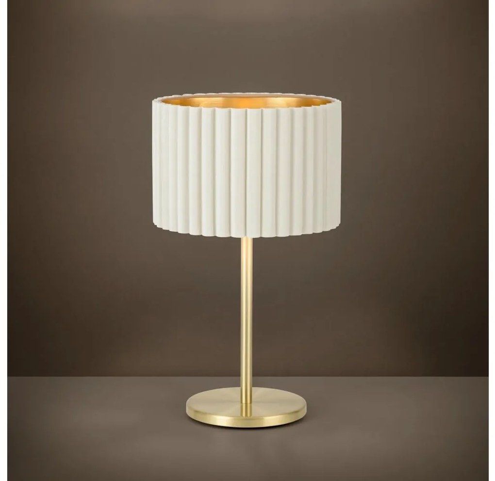Eglo 39766 - Lampada da tavolo TAMARESCO 1xE27/40W/230V bianca