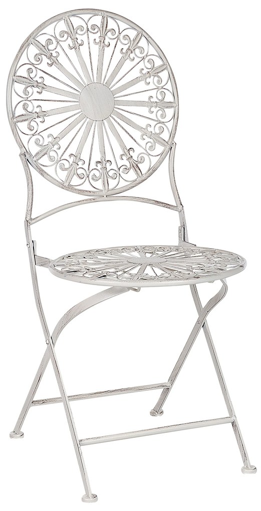 Set da balcone 2 posti metallo bianco SCAFA Beliani