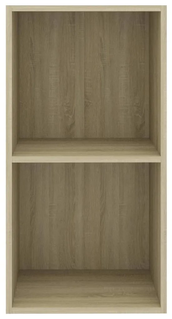 Libreria 5 Ripiani Rovere Sonoma 40x30x76,5cm Legno Multistrato