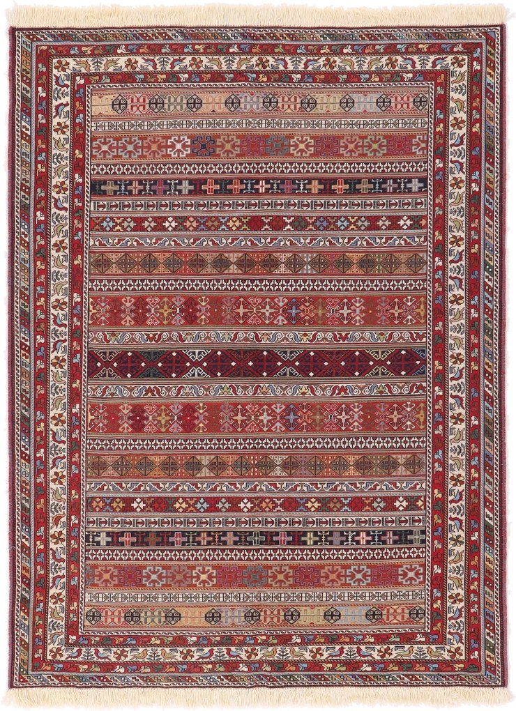 Kilim Tappeto 150x200 (Iran) Tessuto A Mano