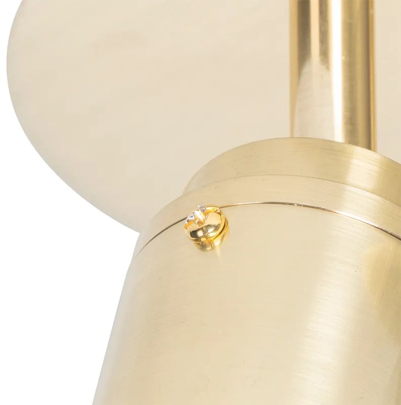 Faretto da bagno moderno ottone 2 luci IP44 - Ducha