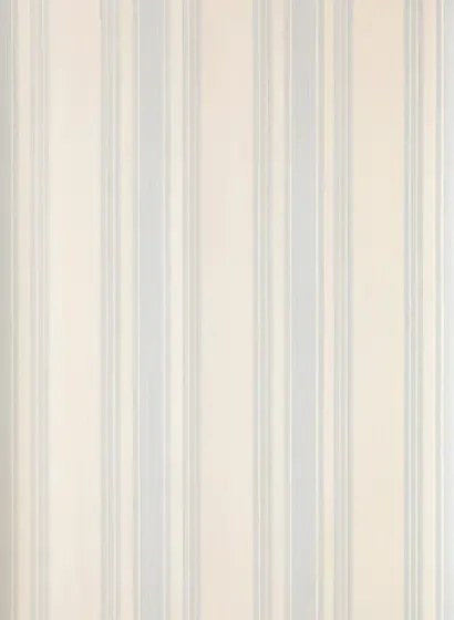 Farrow & Ball Carta da parati Tented Stripe - Cream/ Light Blue