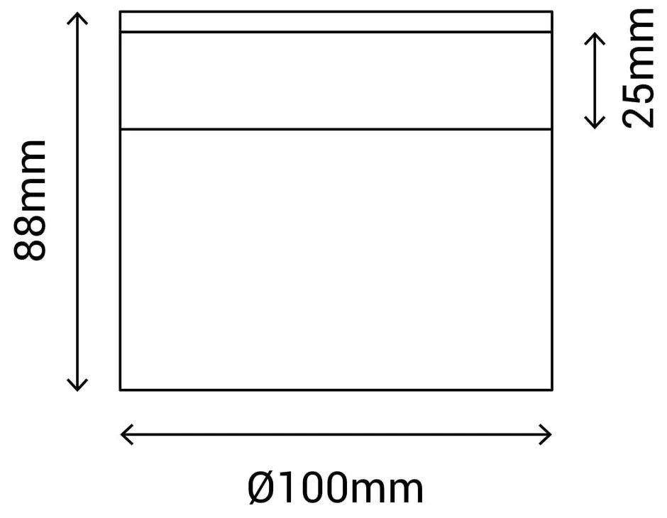 Lampada da soffitto marrone , ø 10 cm Congo - SULION