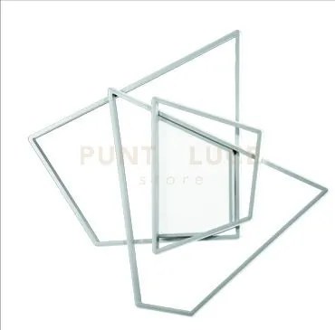 Plafoniera galaxy grande silver 4000k 3650lm 90w dimmerabile l.84cm