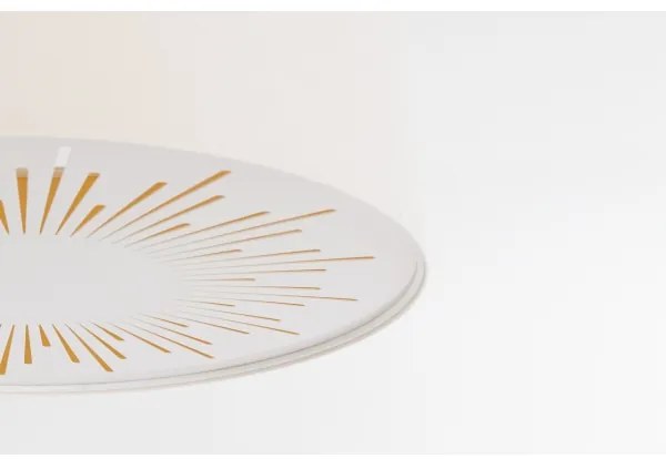 Plafoniera RAYS 2xE27/60W/230V diametro 60 cm bianco