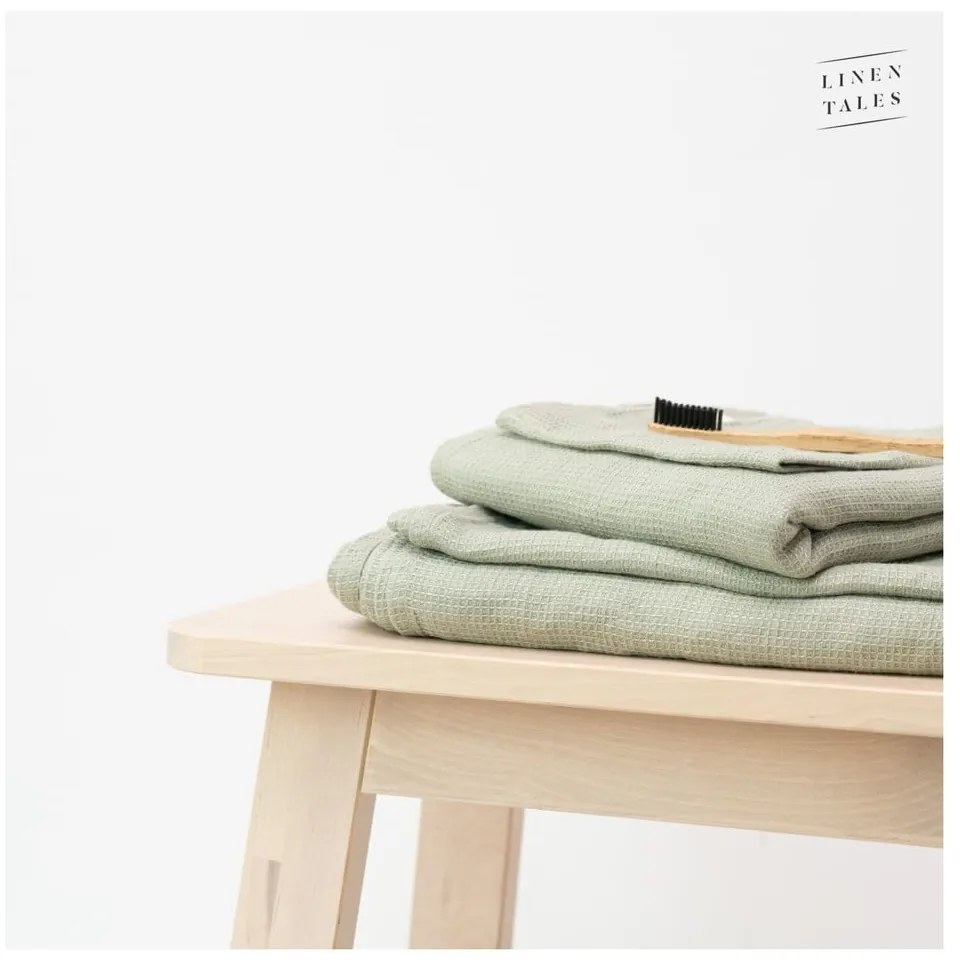 Asciugamano di lino verde 125x75 cm Sage - Linen Tales