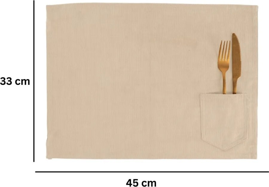 Tovaglietta in tessuto 33x45 cm Velmar – Tiseco Home Studio