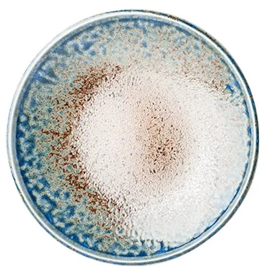 Piatto in ceramica beige-blu Earth &amp; Sky, ø 20 cm Earth &amp; Sky - MIJ