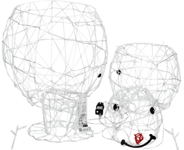 Brilagi- Decorazione natalizia LED da esterno LED/3,6W/31/230V 6500K 60cm IP44 pupazzo di neve