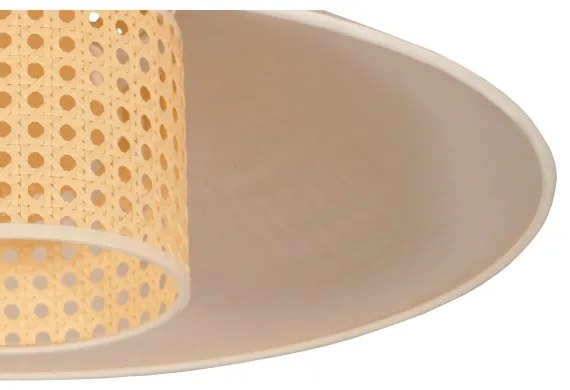 Duolla - Lampadario a sospensione con filo RIO RATTAN 1xE27/15W/230V diametro 45 cm beige/rattan
