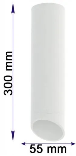 Plafoniera VALDA 1xGU10/60W/230V bianca