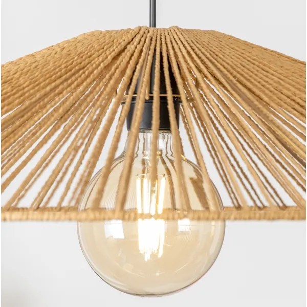 Brilagi - Lampadario LED a sospensione su cavo CERIA BOHO 1xE27/40W/230V Ø 90 cm marrone