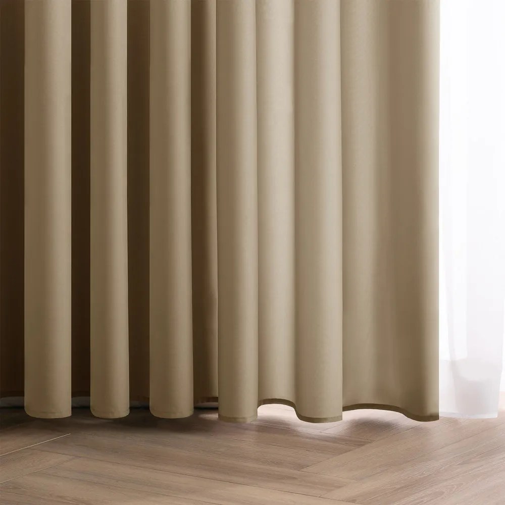 Tenda parzialmente oscurante beige 140x250 cm Carli – Restilo