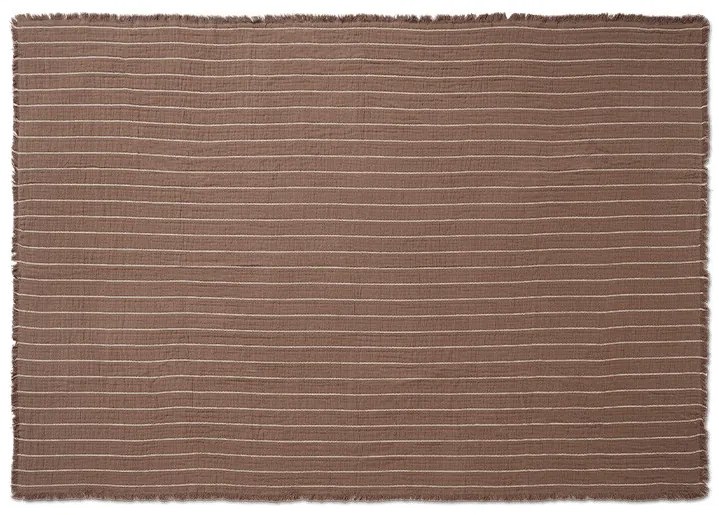 ferm LIVING - Aires Bedspread Single Stone ferm LIVING