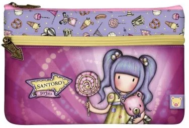 Astuccio Scuola Gorjuss First prize Lilla (23.4 x 15.5 x 1.5 cm)