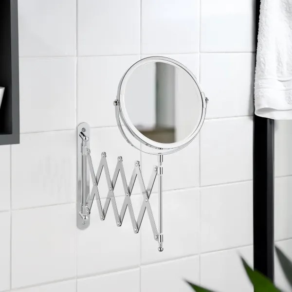 WENKO 15165100 - Specchio cosmetico ESCLUSIVO 19x38,5 cm cromo lucido