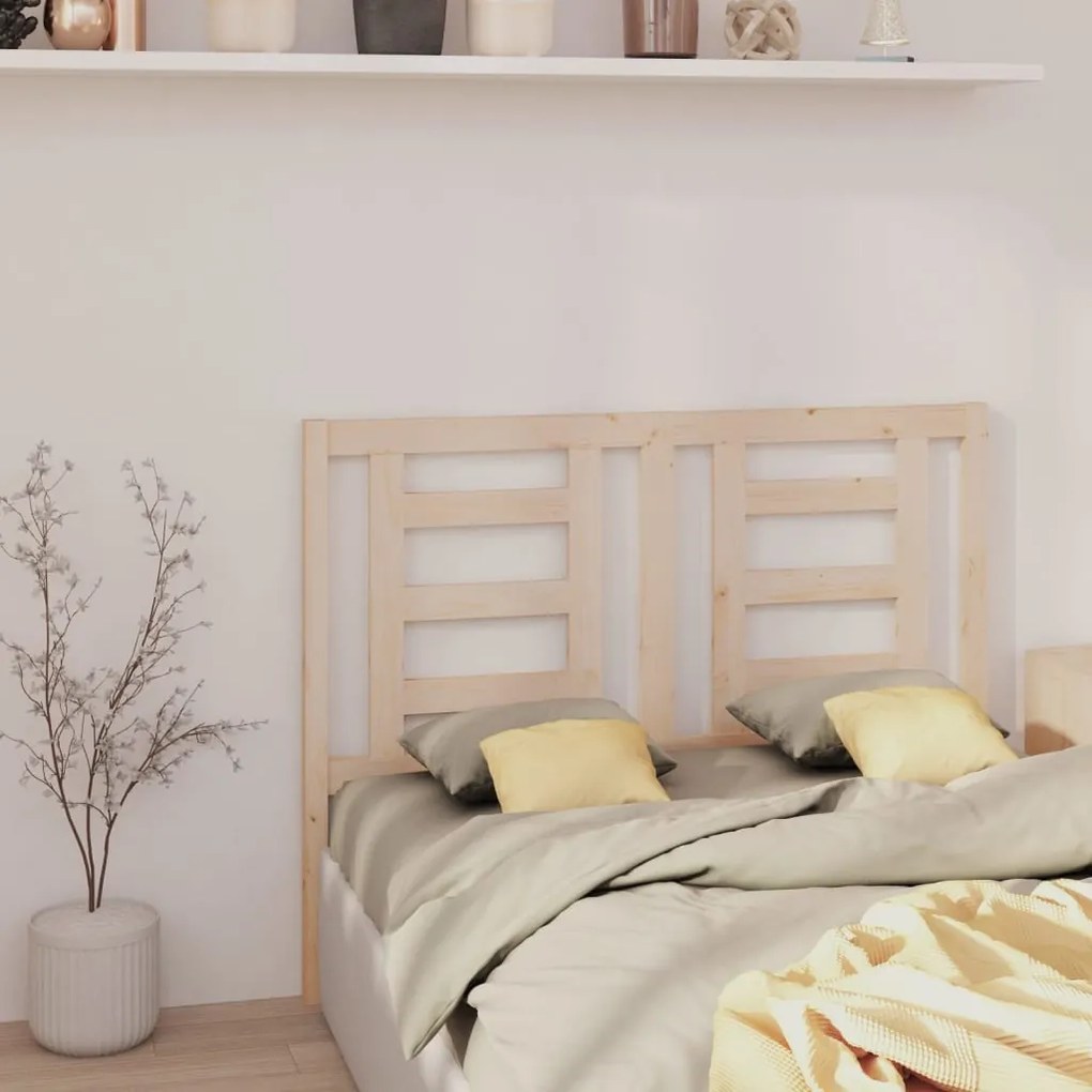 Testiera Per Letto 156x4x100 Cm İn Legno Massello Di Pino /