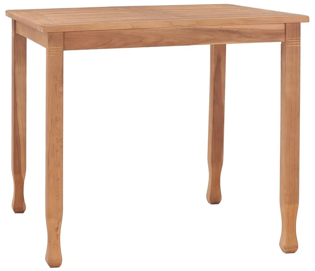 Set da pranzo da giardino 3 pz in legno massello di teak